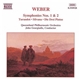 Weber - Queensland Philharmonic Orchestra, John Georgiadis - Symphonies Nos. 1 & 2 • Turandot • Silvana • Die Drei Pintos